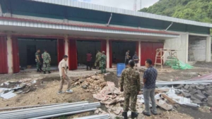 Pasiter Kodim 1628/Sumbawa Barat Hadiri Peninjauan KDKMP Desa Beru oleh Tim Wasrik Kodam