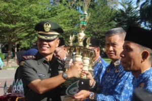 Dandim 1615/Lotim Hadiri Upacara Hardiknas 2026 di Selong