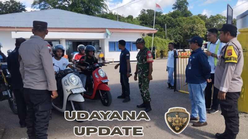 Babinsa Amankan Kedatangan KMP Kalibodri di Pantai Baru