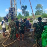 Satgas TMMD ke-128 Kodim 1629/SBD Bangun Sumur Bor di Desa Umbu Wangu