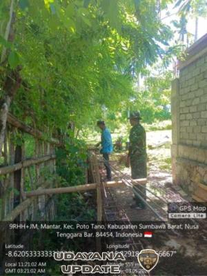 Pengawasan KDKMP di Desa Mantar, Babinsa Pastikan Program Tepat Sasaran