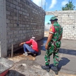 Babinsa Desa Bangbang Laksanakan Pengawasan Progres Pembangunan KDKMP
