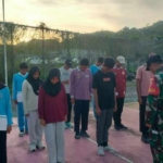 Persiapan LOBB 2026, Sertu Lalu Edi KZ Berikan Pelatihan PBB kepada Siswa SMA