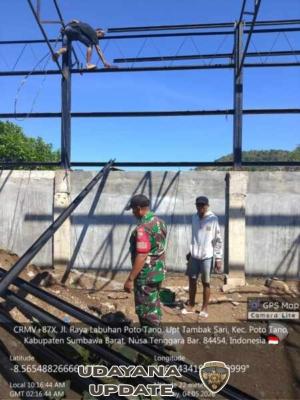 Pengawasan Pembangunan KDKMP Desa Tambak Sari Berjalan Lancar