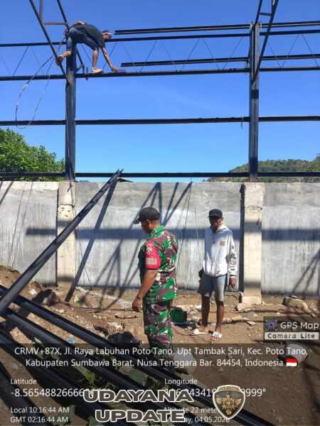 Pengawasan Pembangunan KDKMP Desa Tambak Sari Berjalan Lancar
