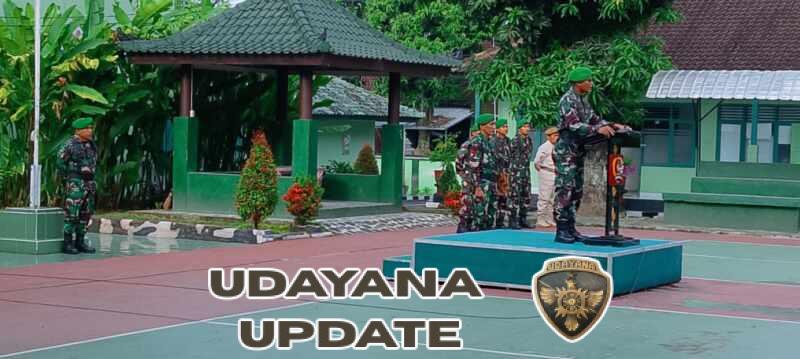 Upacara bendera Hari Senin Berjalan Khidmat, Dandim Klungkung Jadi irup