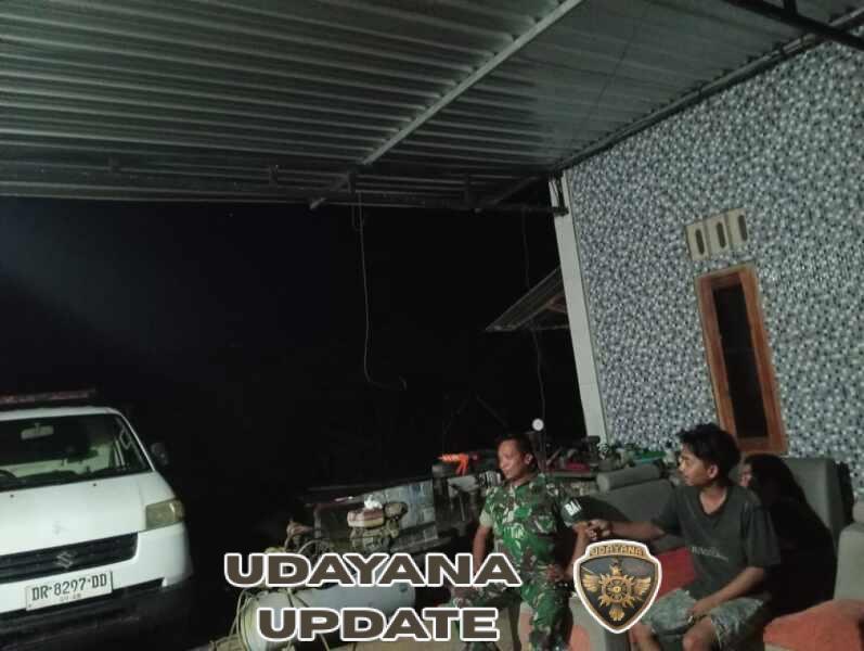 Koptu Arifin Laksanakan Patroli Malam di Seputaran Poto Tano