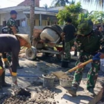 Gotong Royong Solid, Talud TMMD Ke-128 di Suralaga Tunjukkan Progres Pesat