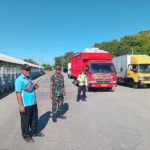 Koramil 1628-04/Poto Tano Laksanakan Pengamanan Pelabuhan, Situasi Aman Terkendali