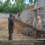 Babinsa Koramil Poto Tano Awasi KDKMP di Desa Mantar, Kegiatan Berjalan Lancar