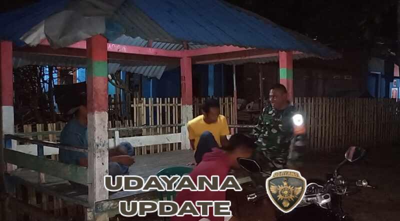 Kongkow Bersama Warga, Cara Humanis Babinsa Anamina Ciptakan Wilayah Aman dan Kondusif