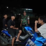 Koramil 1628-04/Poto Tano Gelar Patroli Malam, Wujudkan Situasi Wilayah Aman dan Kondusif