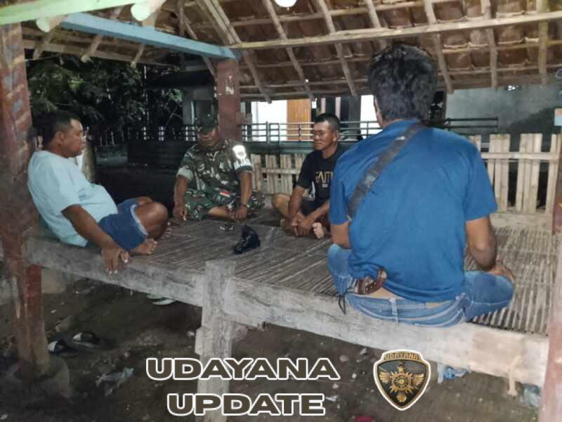 Koramil 1628-03/Seteluk Laksanakan Patroli Malam, Wujudkan Wilayah Aman dan Kondusif
