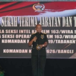 Danrem 163/Wira Satya Pimpin Sertijab Pejabat Korem dan Dandim Jajaran