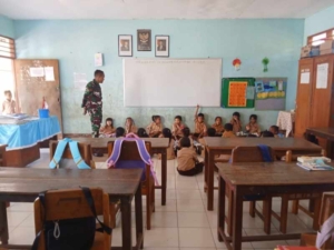 Program MBG di Kecamatan Nubatukan Berjalan Lancar, Babinsa Hadir Dampingi Penyaluran
