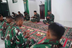 ‎Jaga Semangat Persaudaraan, Kodim 1607/Sumbawa Gelar Doa Bersama untuk Prajurit Penugasan