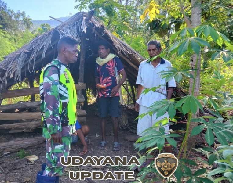 Lahan Kebun Rusak Diterjang Ternak, Babinsa Tunbes Turun Tangan dan Himbau Warga