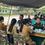 Yonarmed 12 Kostrad Pastikan Prajurit Tetap Prima, Puskesmas Umanen Laksanakan Pemeriksaan di Makosatgas