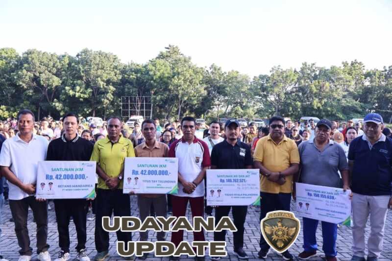 Pasi Ops Kodim 1601/Sumba Timur Menghadiri Jalan Sehat dan Pemeriksaan Kesehatan Gratis Peringati May Day 2026