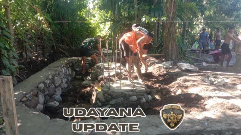 Semangat Gotong Royong Warnai Progres Jembatan Garuda di Unter Iwes