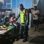 ‎Koramil Moyo Hilir Ajak Masyarakat Bersama-sama Jaga Keamanan Lingkungan